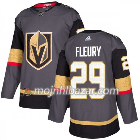 Dresovi Vegas Golden Knights Marc-Andre FLEURY 29 Adidas 2017-2018 Siva Authentic - Muške Dresovi Vegas Golden Knights Marc-Andre FLEURY 29 Adidas 2017-2018 Siva Authentic - Muške